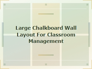 Large Chalkboard Wall Layout Ideas for Effective Classroom Management
